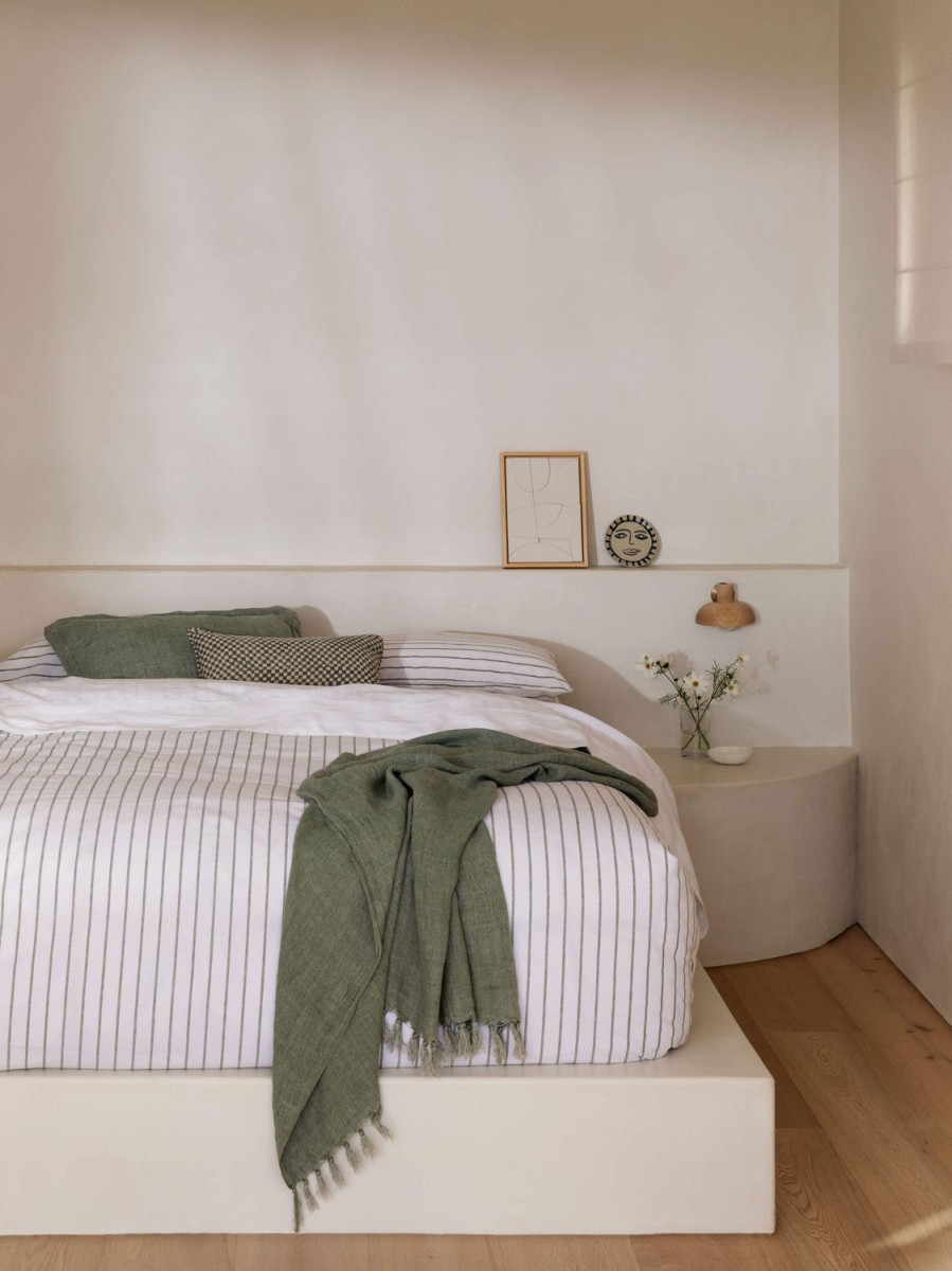 Bedroom L&M Home | Burton Seagrass Heavy Linen Throw