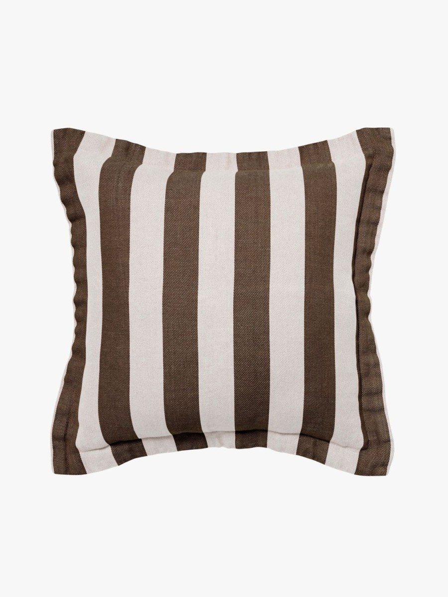 Living L&M Home | Voyage Chocolate French Linen Cushion