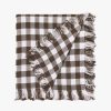 Bedroom L&M Home | Ava Pure Linen Gingham Throw